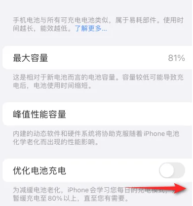 细水乡苹果15维修分享iPhone15充电到80%就充不进电了怎么办 