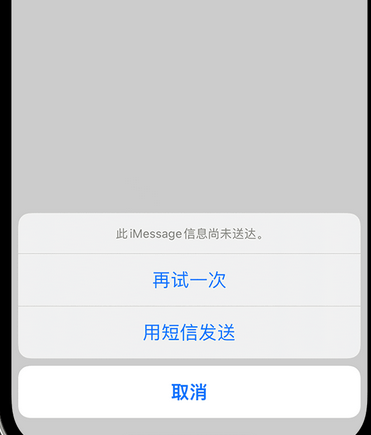 细水乡apple维修iPhone上无法正常发送iMessage信息
