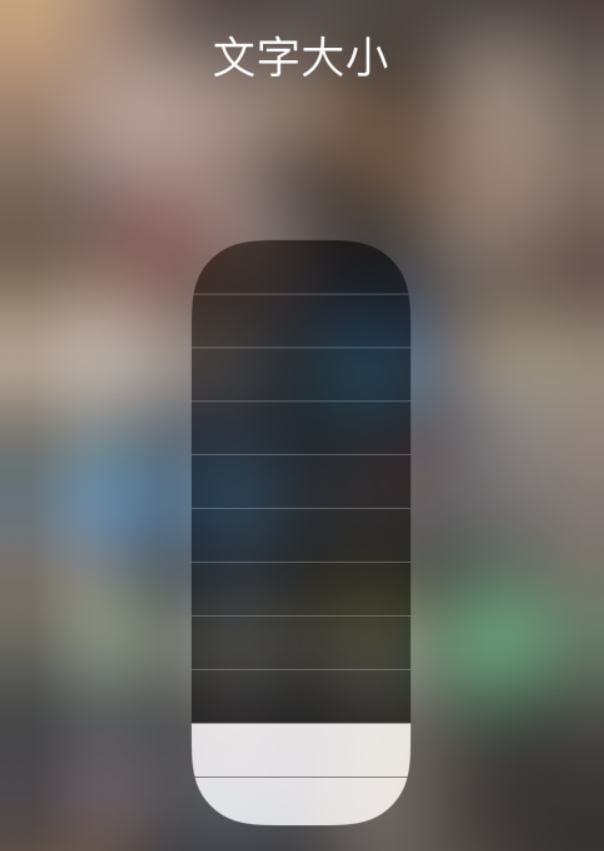 细水乡苹果手机维修分享小技巧：在 iPhone 控制中心快速调节字体大小 
